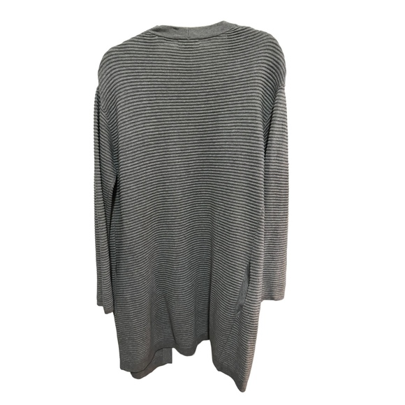 H&M - Basic - Long Open Front Cardigan - Gray - Size XS/S - Picture 2 of 3